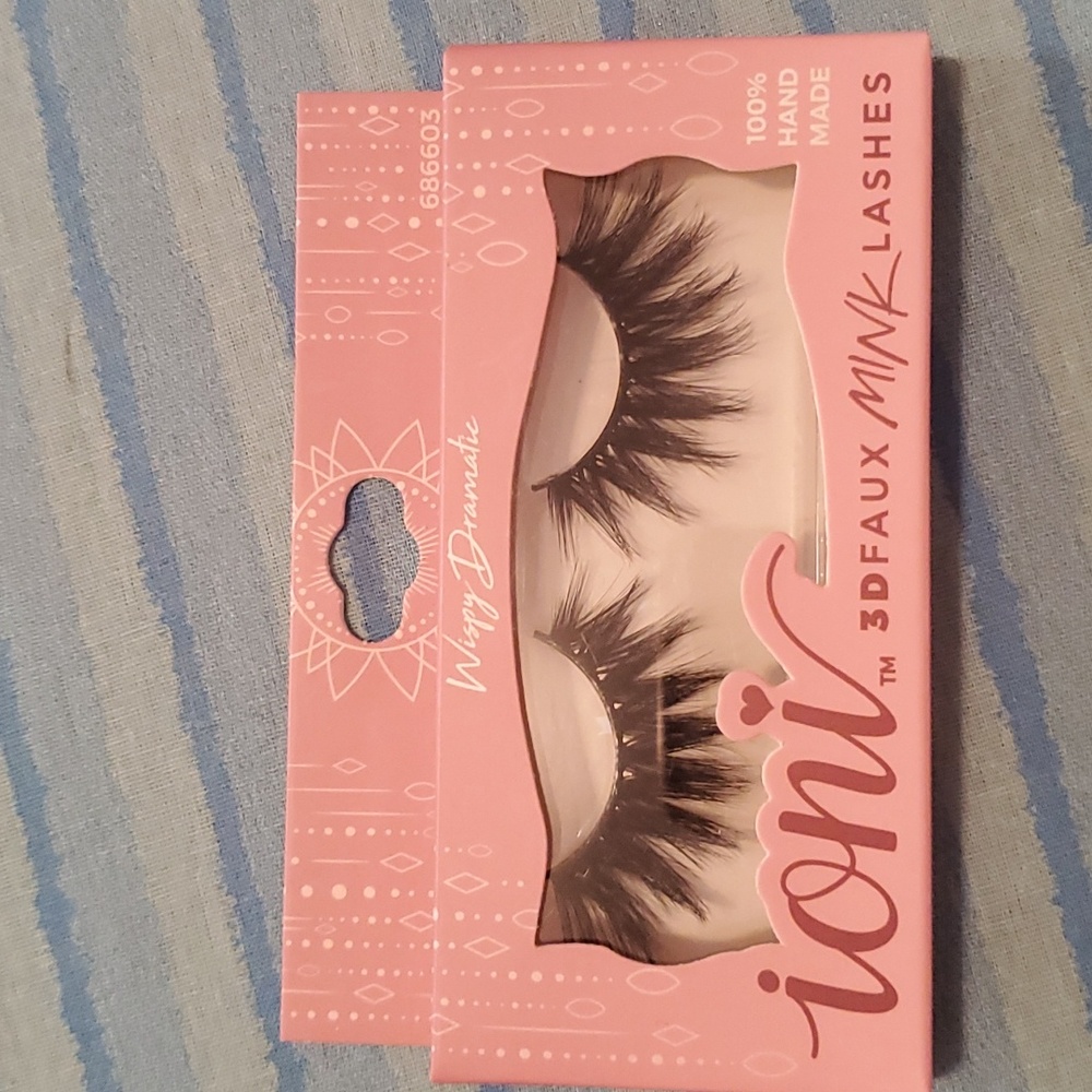 Ioni 3d faux mink lashes 3 pair lot